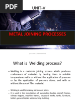 Unit-V: Metal Joining Processes