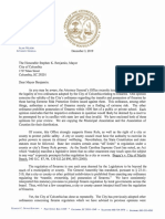 12-3-2019 Letter From AG Office To Mayor Steve Benjamin