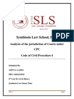 S9 Jurisdiction Under CPC