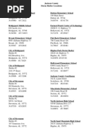 Jackson County EMA Shelters