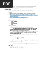 Lesson Plan Statistics and Probability COT 3