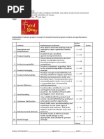 Banchetto Rubrics