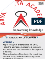 Liquidation of Company PDF