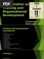 Training and Organisational Development Mba 3 Sem