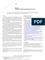 ASTM Code For CU Triaxial Test PDF