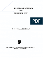 Intellectual Property and Criminal Law PDF