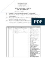 F.No.5 (11) 2019-MSW-V Government of Pakistan Cabinet Secretariat Establishment Division Working Paper For 15 Ic Meeting TO BE HELD ON 10-12-2019