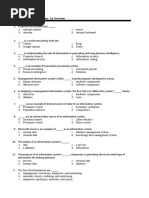 Chapter 1: Information Systems: An Overview Multiple Choice