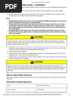 Valves and Valve Stem Seals - Installation PDF