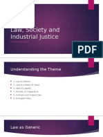 Law, Society and Industrial Justice (Autosaved)