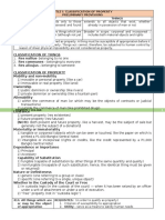 Title I: Classification of Property Preliminary Provisions Property Things