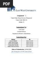 HRM 301 - Assignment 1