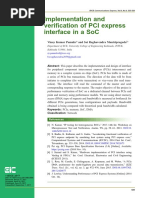 Implementation and Veri Fication of Pci Express Interface in A Soc