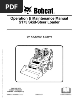 Operation & Maintenance Manual S175 Skid-Steer Loader: S/N A3L520001 & Above