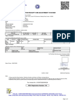 Collection Receipt Cum Adjustment Voucher: The New India Assurance Co. Ltd. (Government of India Undertaking)