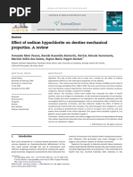 Effect of Sodium Hypochlorite On Dentine Mechanical Properties. A Review