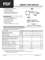 Mb05Fa Thru Mb10Fa: Features