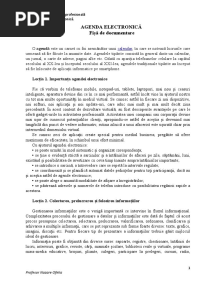 Agenda - Electronica - Fisa - Documentare 30 APRILIE 2020