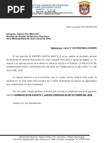 Carta para Recursos Humanos