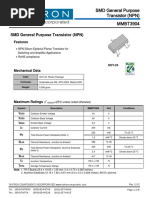 SMD General Purpose Transistor (NPN)