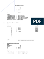 Present Value /future Value of Lumpsum/annuity Inputs