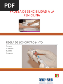 Prueba Sencibilidad de La Penicilina PDF