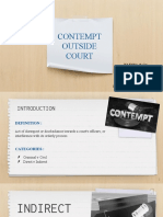 CTA - Contempt Outside Courtn