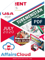 Current Affairs Q&A PDF - July 2020 by AffairsCloud