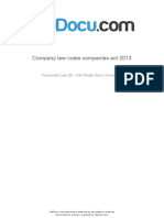 Company Law Notes Companies Act 2013 PDF