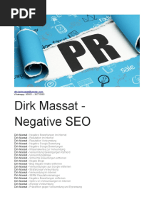 Dirk Massat - Negative SEO