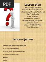 Lesson Plan 24.11.2020