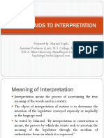 Internal Aids To Interpretation - 0