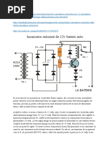 Incarcator Automat de 12v Baterii Auto