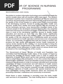 B.Sc. Nsg. Curriculum