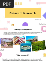 Nature of Research: Lesson 2