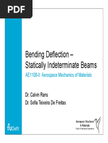 Statically Indeterminate Beams