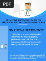 Financial Statements Based On Philippine Accounting Standards (Pas)