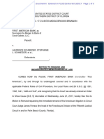 Plaintiff's First American Bank Motion To Remand 17-80723 S.D.F.L. To FL 15th Cir (D.E. 6)