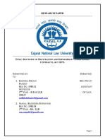 Research Paper: Itle Octrine OF Rustration AND Mpossibility Under Ndian Ontracts CT