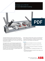 Modular Switchgear in Pre-Fabricated Housing: Integrated GIS Technology Up To 420 KV