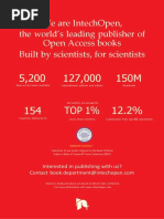 We Are Intechopen, The World'S Leading Publisher of Open Access Books Built by Scientists, For Scientists