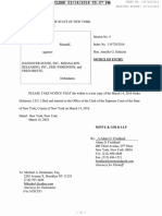 2016 Bruce Lewin V Hannover House Inc Et Al NOTICE of ENTRY 76