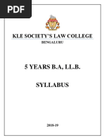 5 Yrs BA LLB Syllabus-2