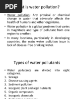 Water Pollution