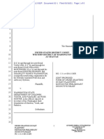 Joint Proposed Form of Order Granting in Part Plaintiffs' Motion For Preliminary Injunctive Relief