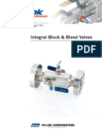 Integral Block & Bleed Valves: Catalog No. H-100PIV Feb. 2006