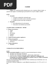 Clisma Evacuatoare Simpla