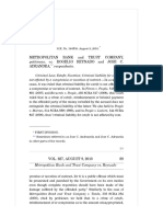 Metropolitan Bank and Trust Company, Petitioner, vs. ROGELIO REYNADO and JOSE C. Adrandea, Respondents