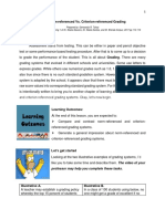 Lesson 12.1. Norm-Referenced vs. Criterion-Referenced Grading