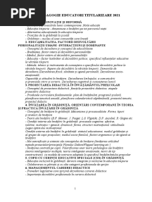 Curs Pedagogie Educatori Tit 2021